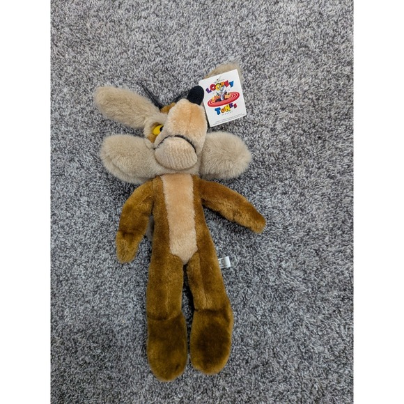 Vintage Wile E Coyote Plush 18" 1994 Wiley 24K Company Warner Bros Looney Tunes - Picture 1 of 4
